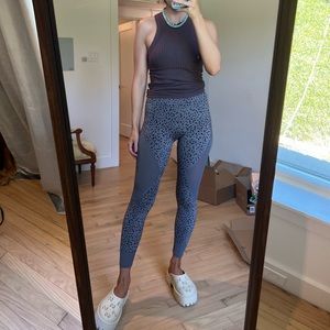 Varley Cheetah Print Leggings, size small